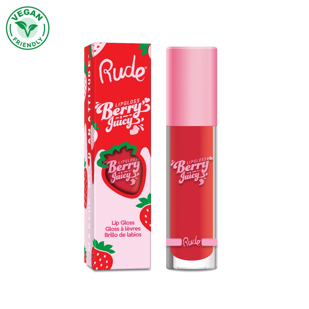 RUDE Berry Juicy Lip Gloss - Coral Kiss by Avera Group