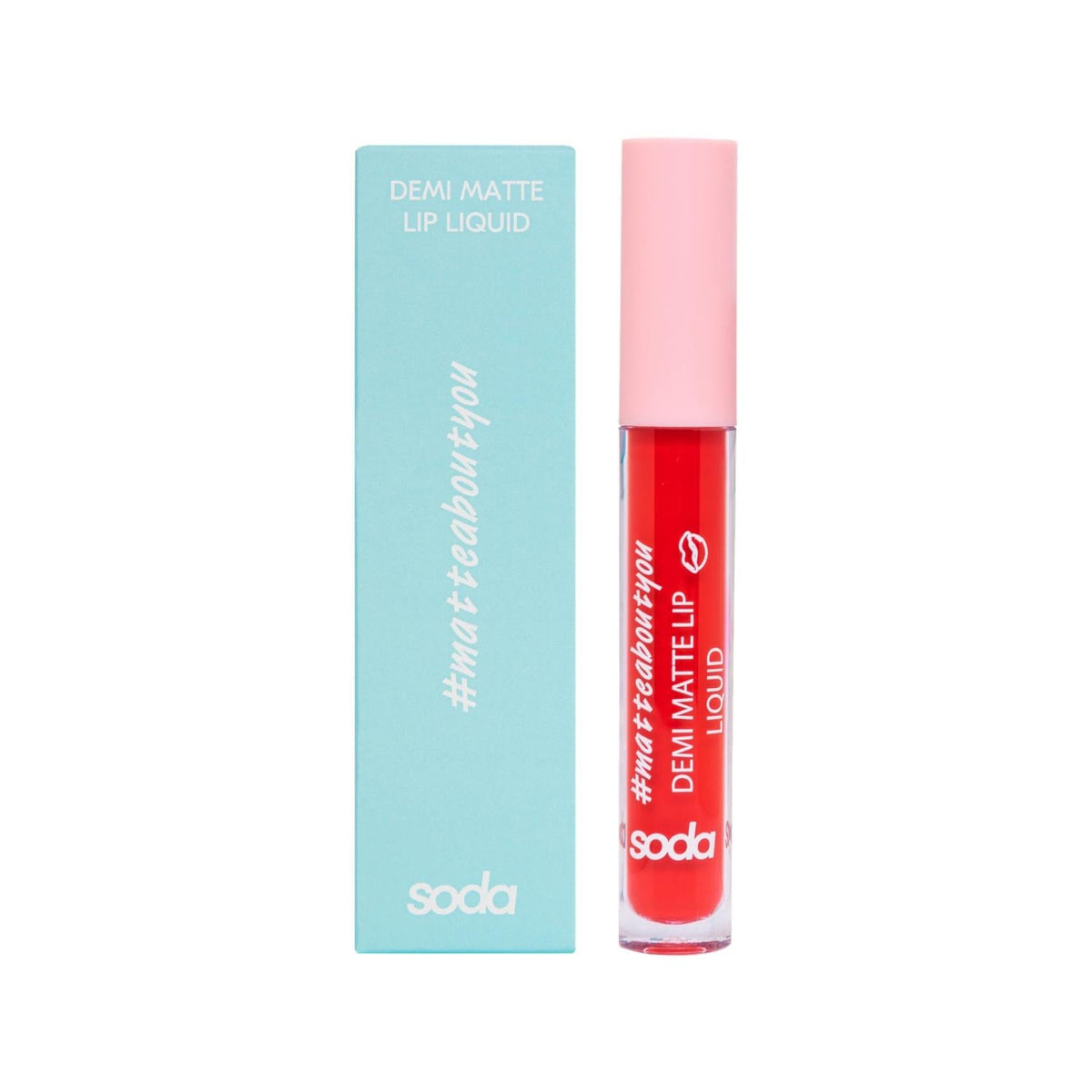 Soda Demi Matte Lipstick 005 - 3.5ml - Affordable Matte Lip Color for Everyday Wear by Beauty Care Bag