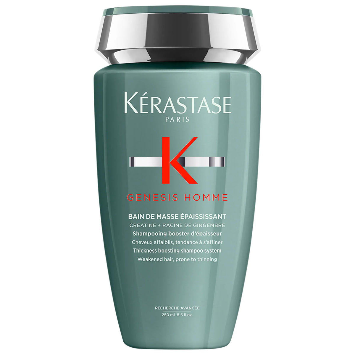 Genesis Homme Thickening Shampoo for Men - Boosts Volume, Strengthens Hair, Gentle Daily Cleanser for Fine/Thinning Hair by Beauty Care Bag