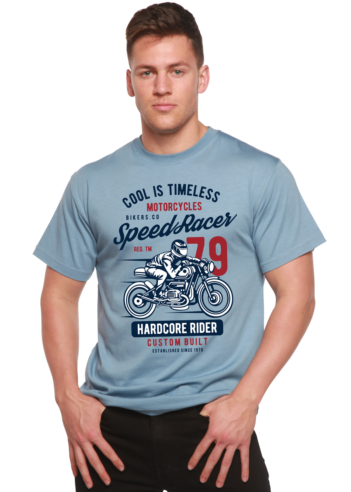 Speed Racer men's bamboo graphic T-shirt – view 8