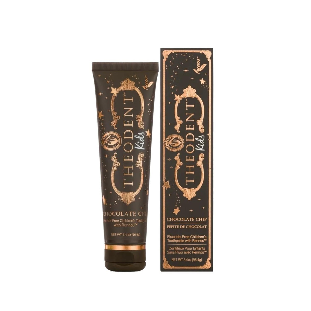Theodent Kids Chocolate Chip Toothpaste for Children - Encourages Brushing, Safe & Effective by Beauty Care Bag