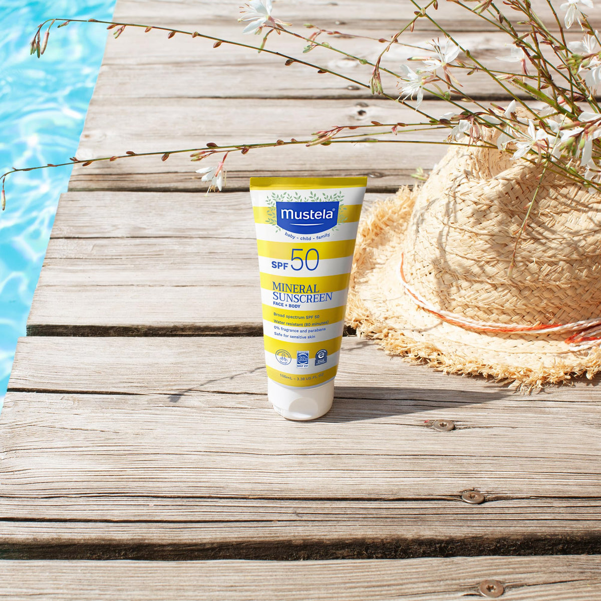 Mustela High Protection Face Sunscreen Spf 50 40 ml by Beauty Care Bag