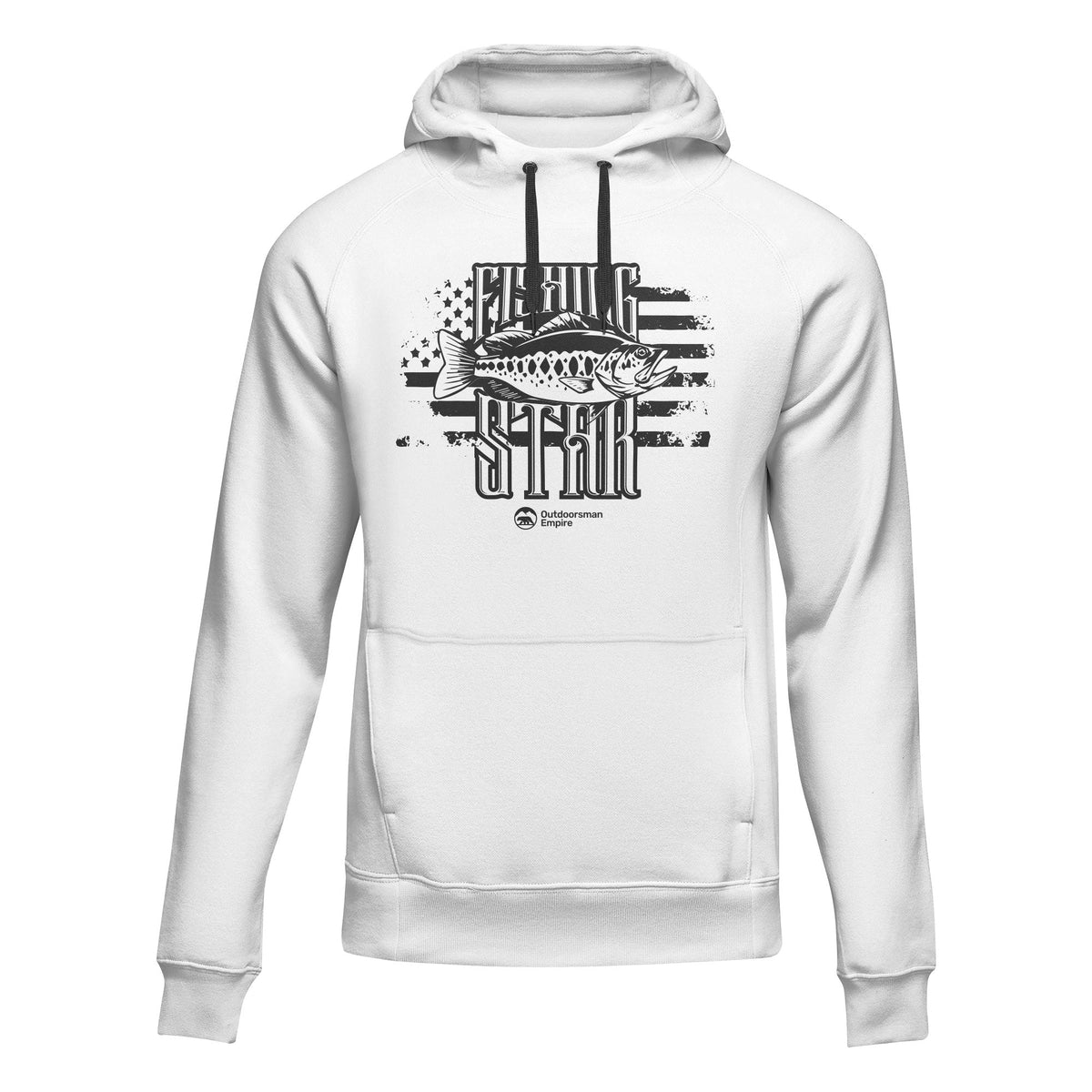 Fishing Star Adult Hoodie by Outdoorzees
