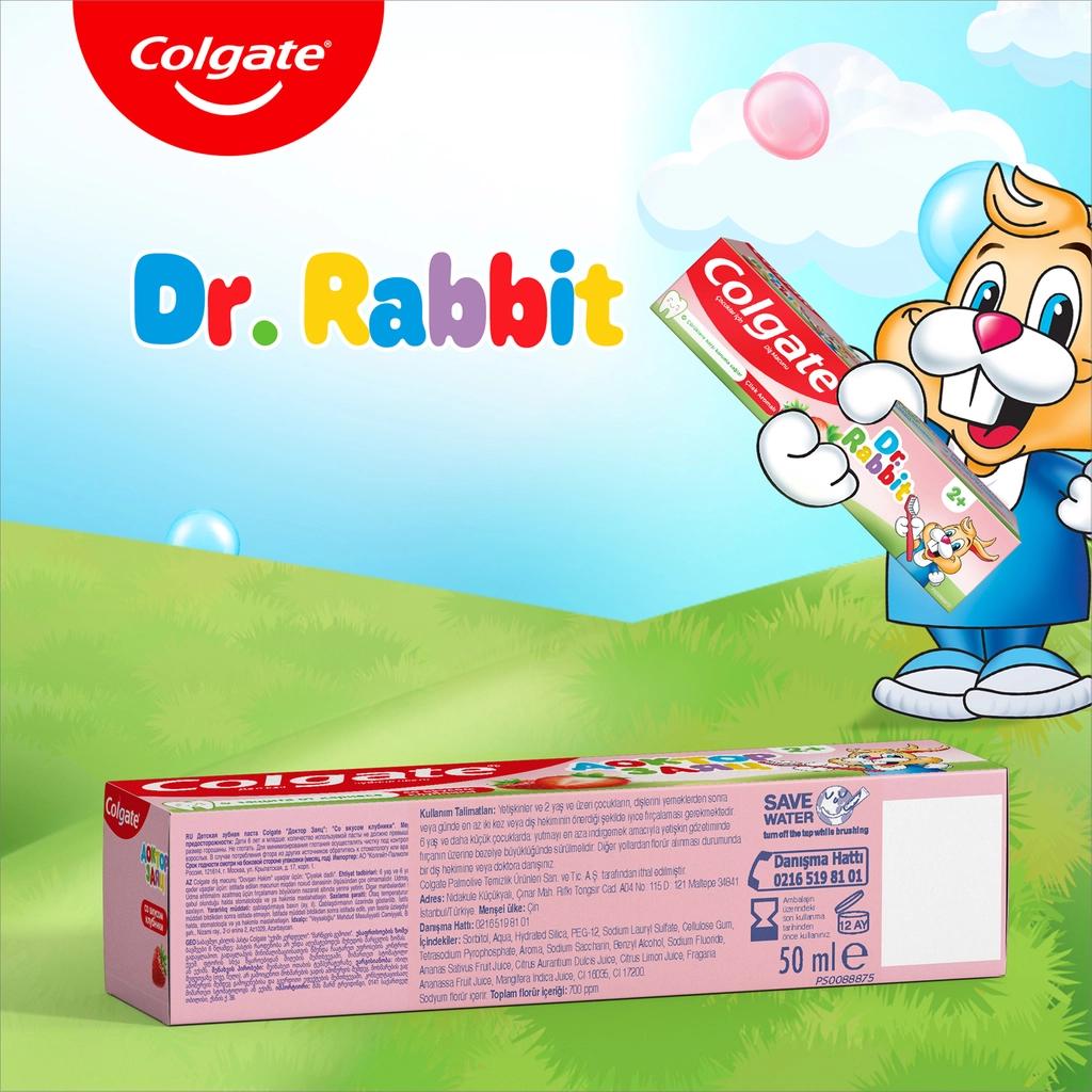 Colgate Dr. Rabbit Strawberry Kids Toothpaste 50 ml by Beauty Care Bag