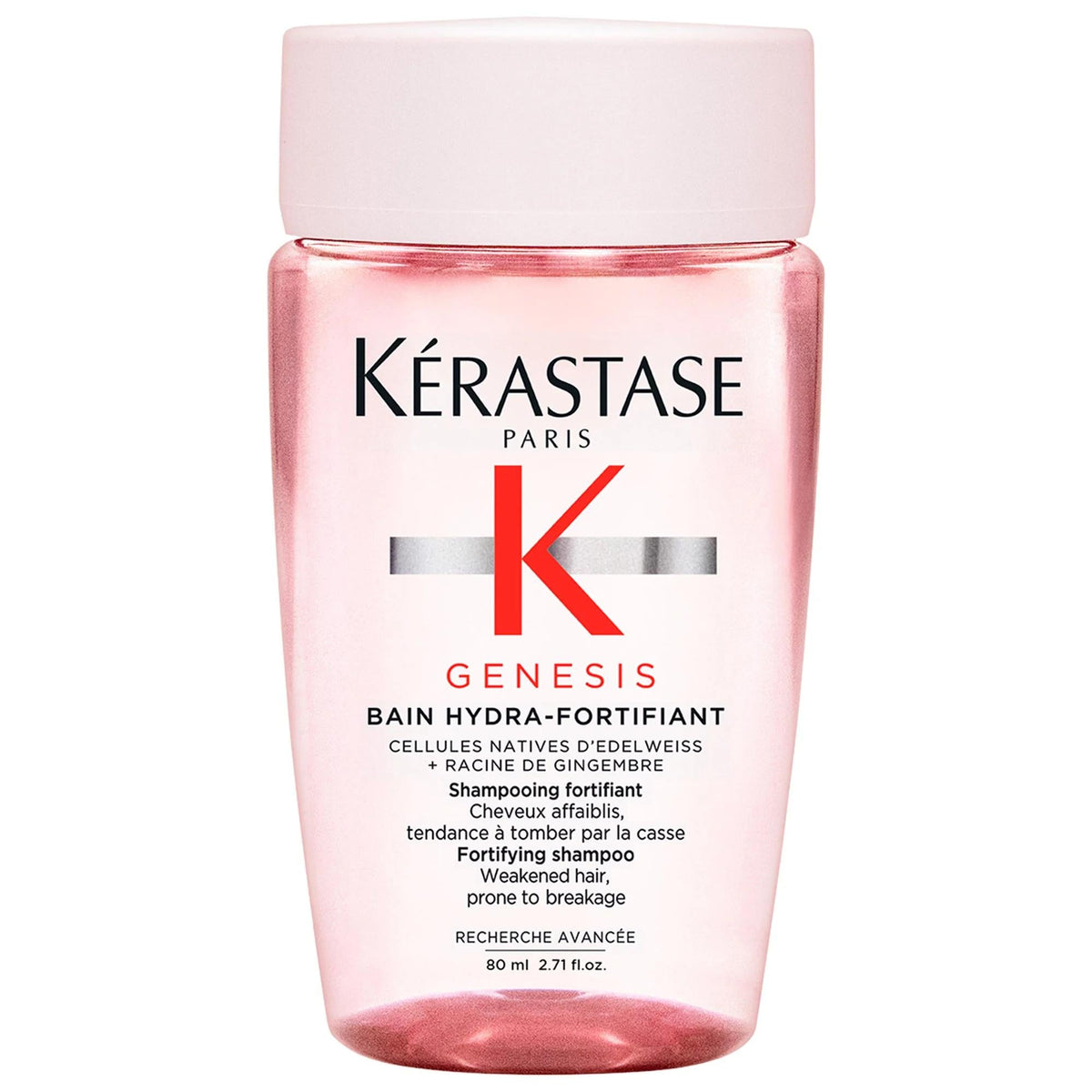 Genesis Strengthening Travel Size Shampoo for Normal to Oily Hair - Gentle Cleansing, Strengthens Weak Hair by Beauty Care Bag
