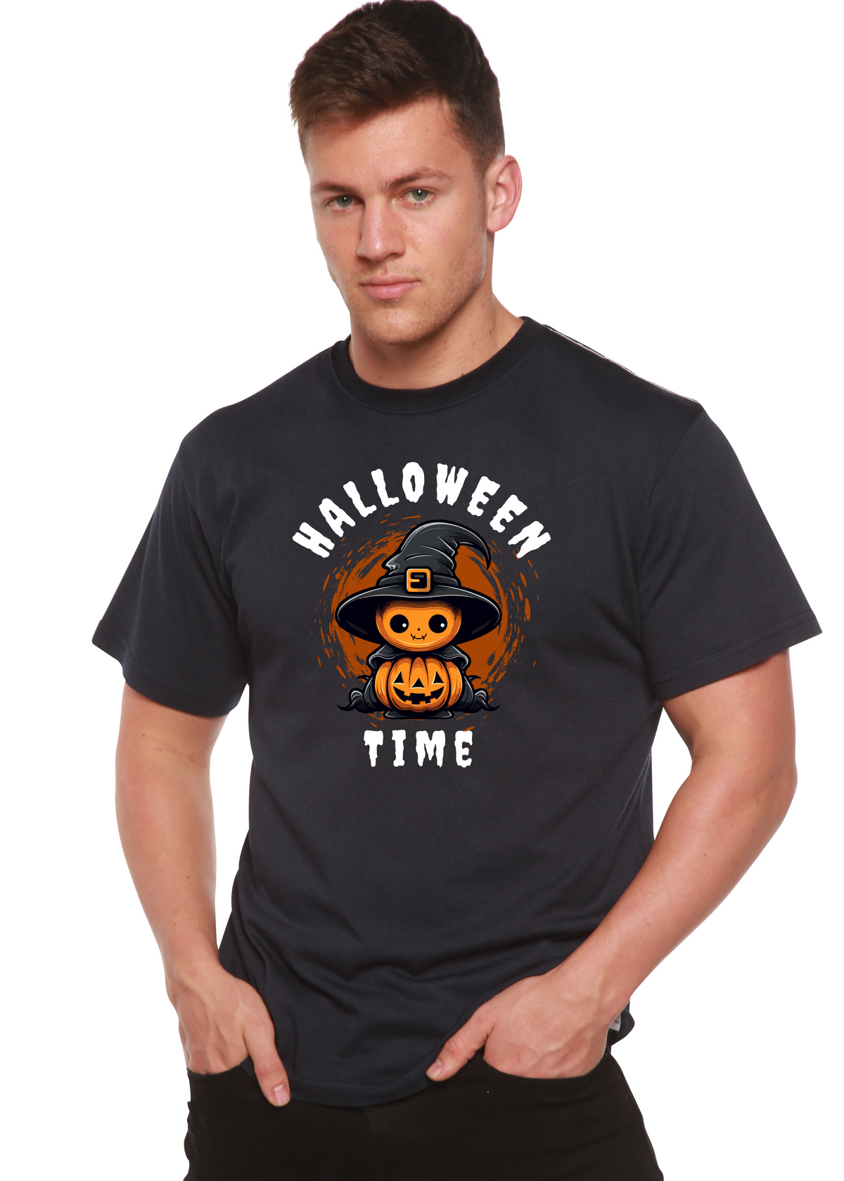 Halloween Time unisex bamboo graphic T-shirt – view 15