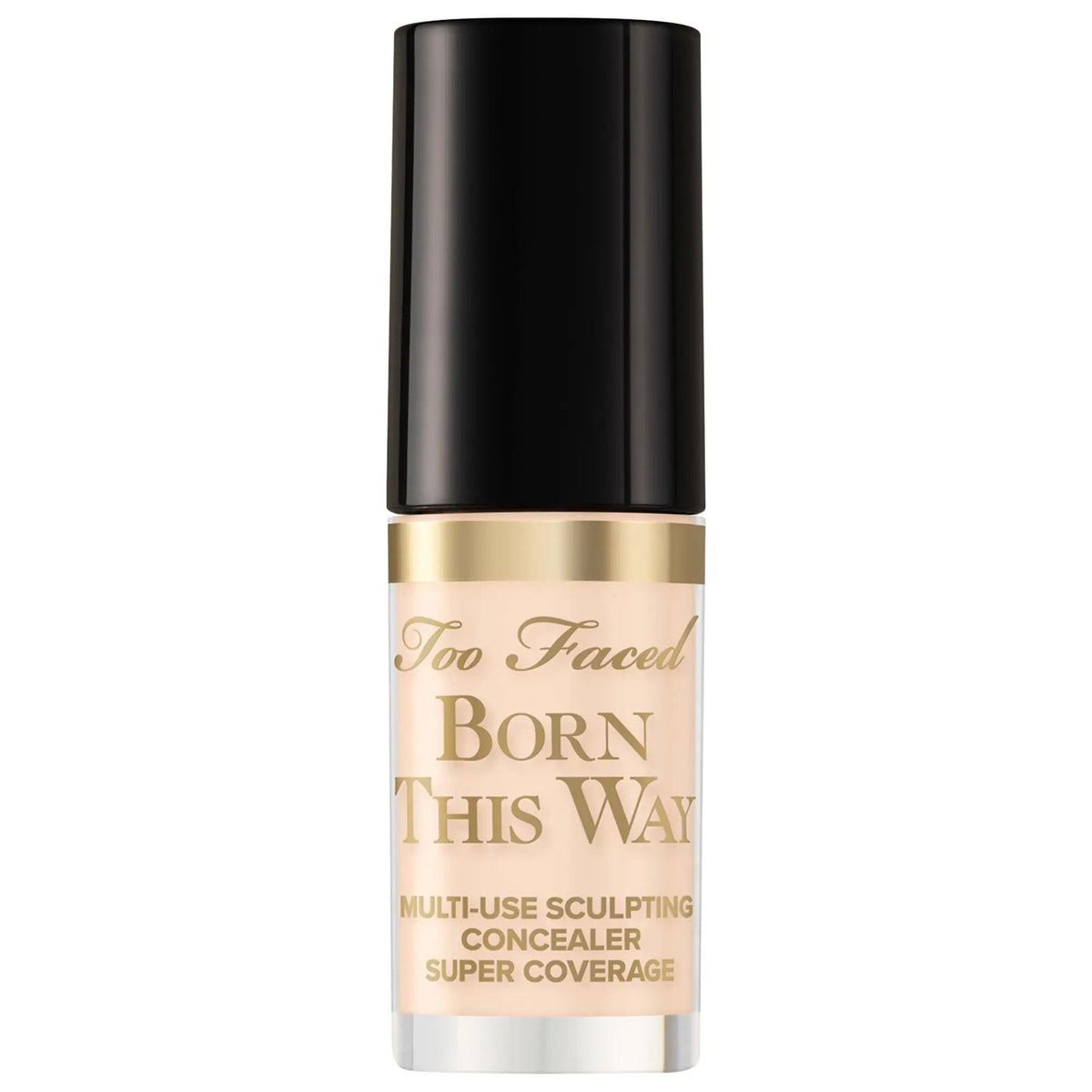 Born This Way Mini Full Coverage Concealer: Hydrating, Vegan, Cruelty-Free, 4-in-1 Natural Finish Concealer - Masks Imperfections & Retouches Skin by Beauty Care Bag