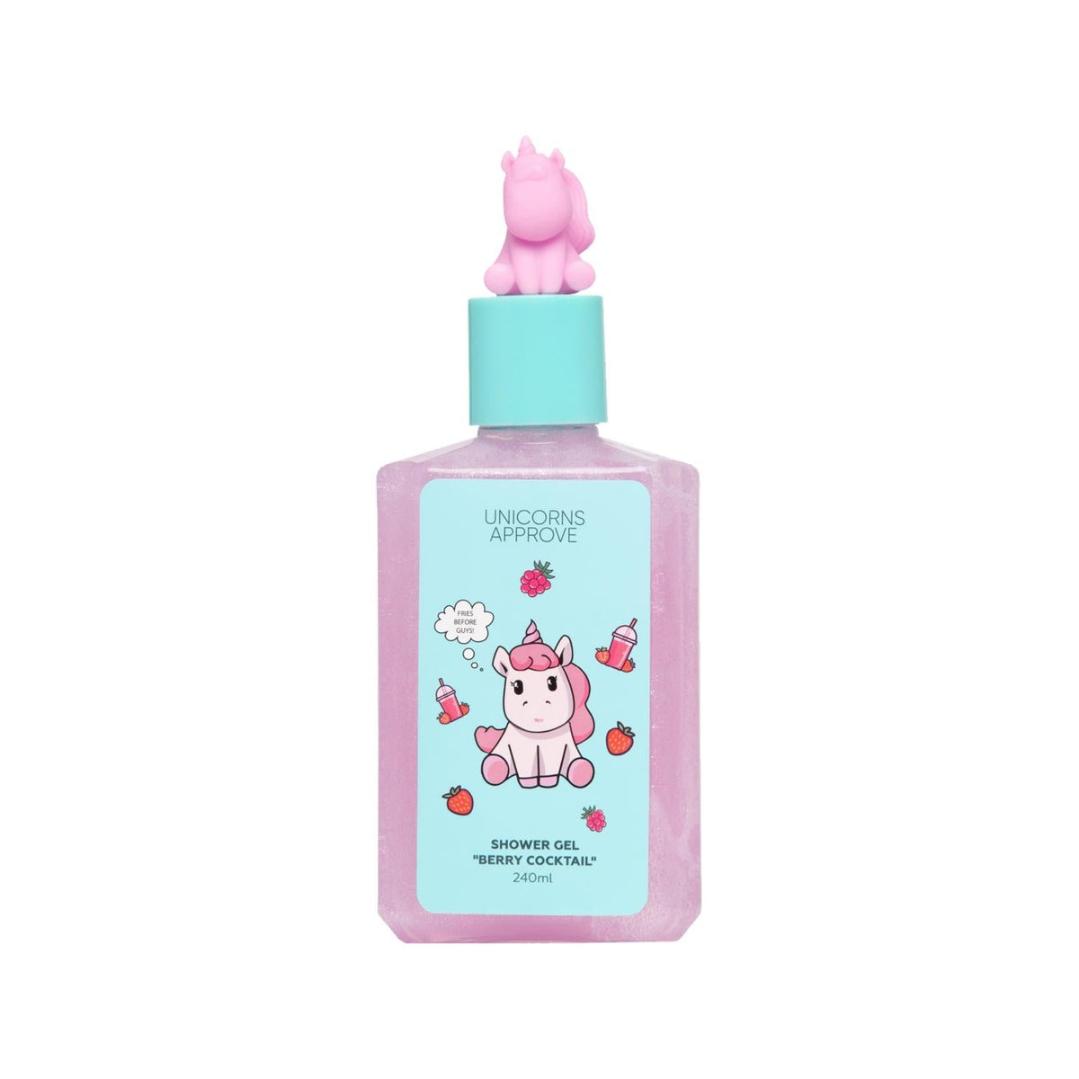 Soda Unicorn Berry Coctail Shower Gel 240 ml - Unicorn Themed Shower Product by Beauty Care Bag