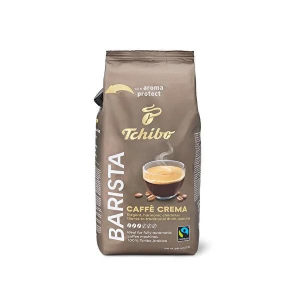 Tchibo Barista Caff� Crema Coffee Beans: 100% Arabica Whole Bean, Sustainably Sourced, Drum Roasted - Perfect for Automatic Coffee Machines by Beauty Care Bag