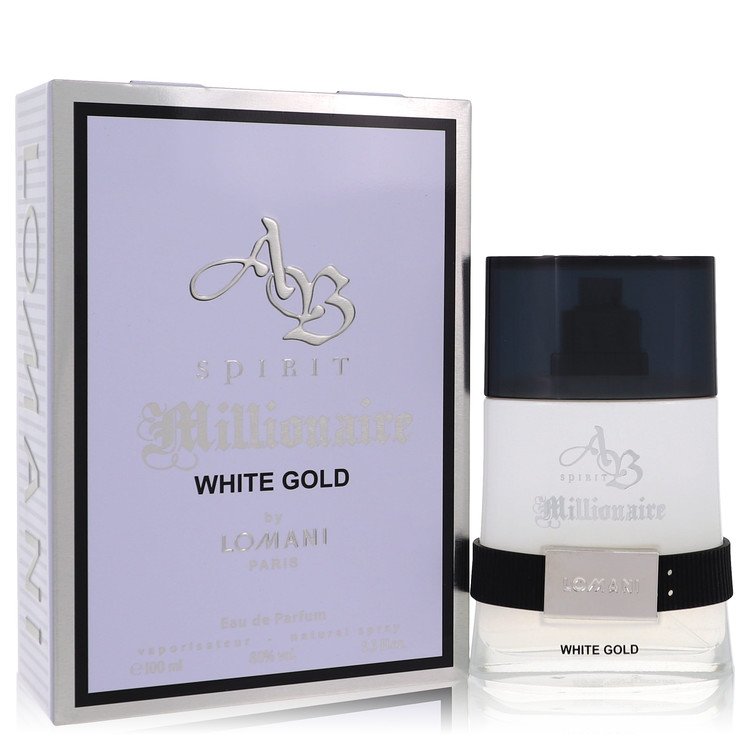 Ab Spirit Millionaire White Gold by Lomani eau de parfum 3.3 oz for men