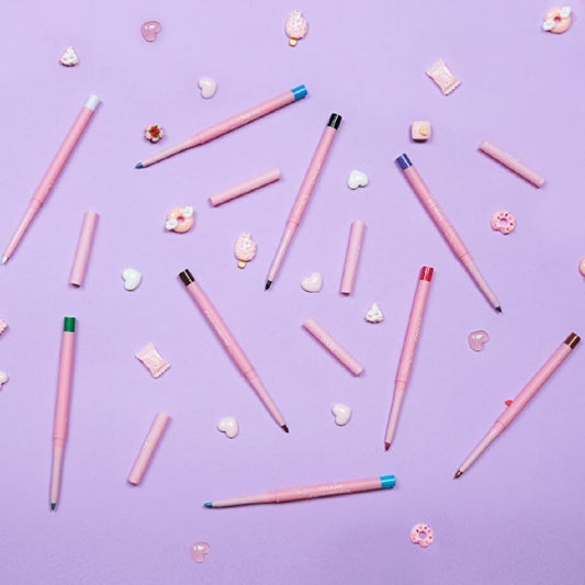Soda Eyeliner Pencil - Waterproof, Long-Lasting Eye Makeup with Built-in Sharpener - Black Heart by Beauty Care Bag