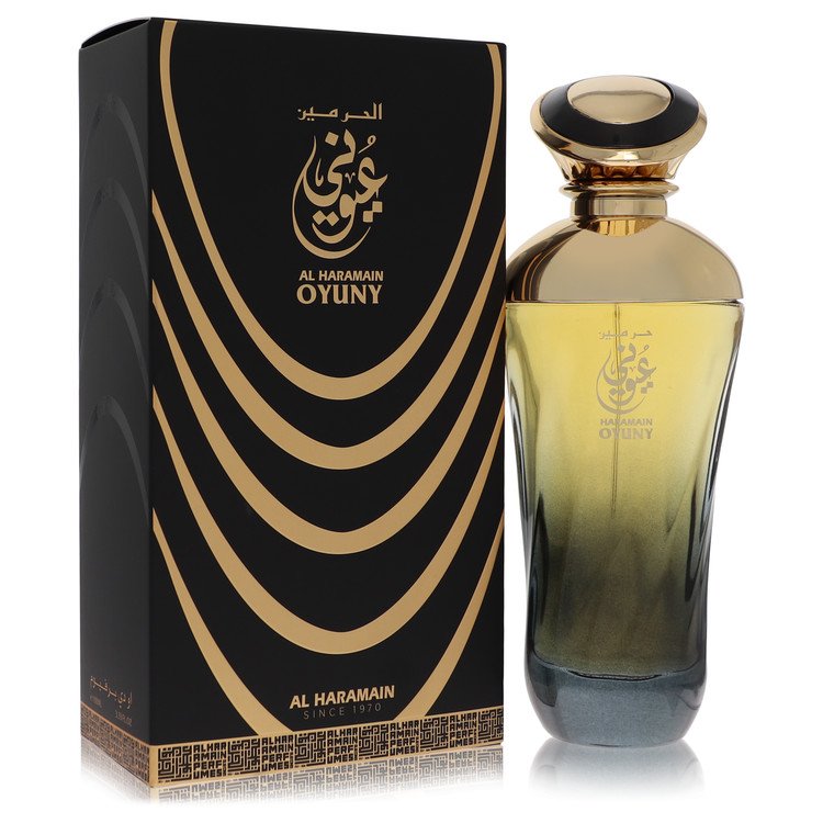 Al Haramain Oyuny by Al Haramain Eau De Parfum Spray (Unisex) 3.3 oz for Women by Avera Group