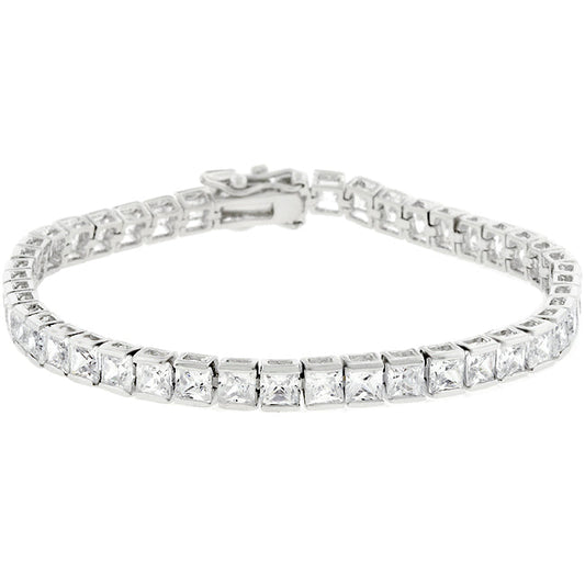 CZ Tone Tennis Bracelet by Avera Group