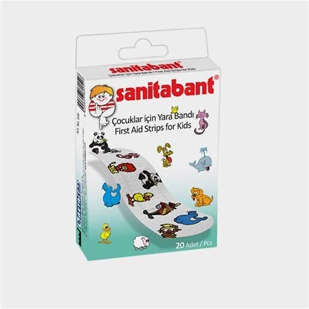 Sanitabant Decorative Band-Aids for Kids - Fun Designs, Gentle on Skin, 20 Count by Beauty Care Bag