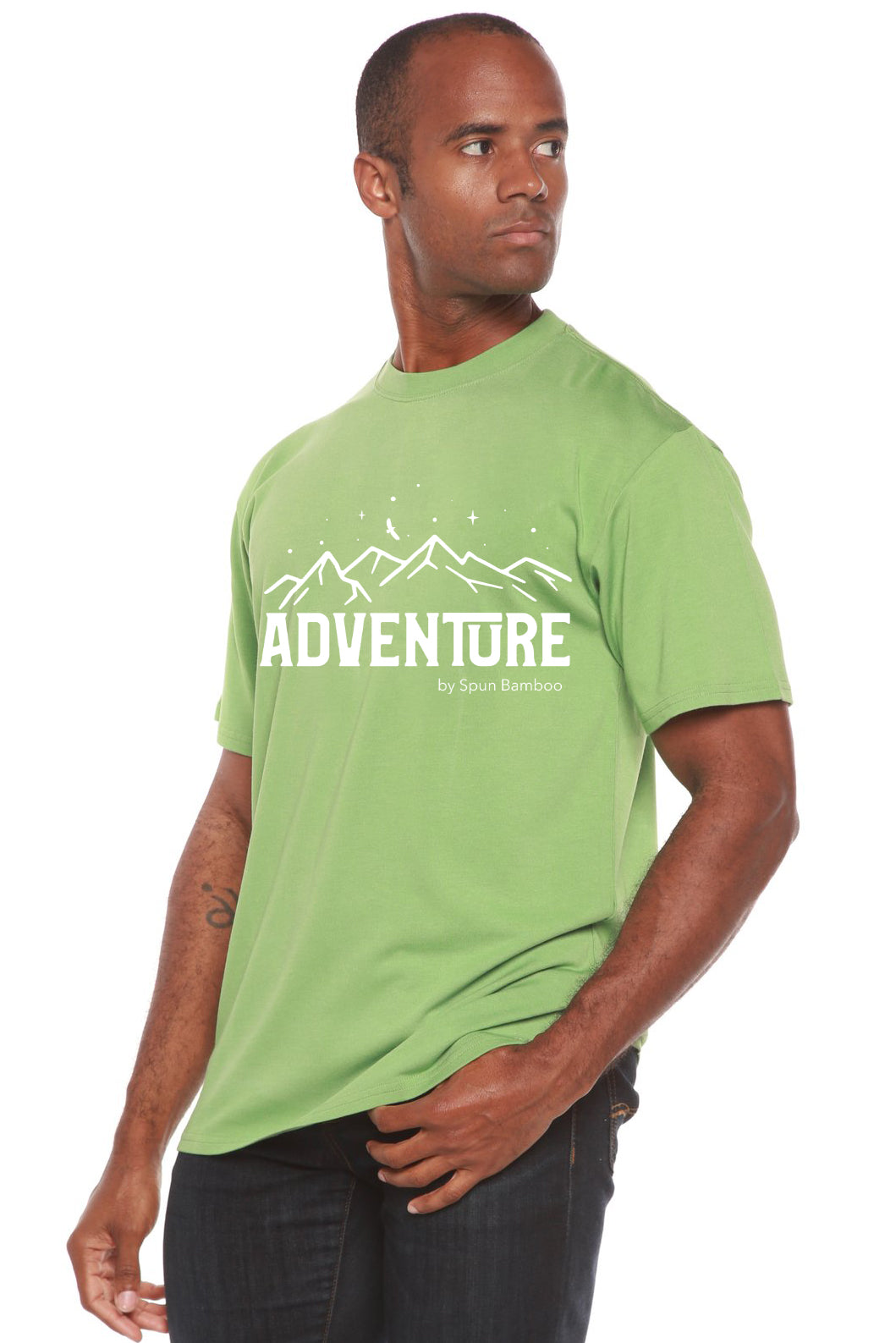 Adventure men's bamboo graphic T-shirt – view 16