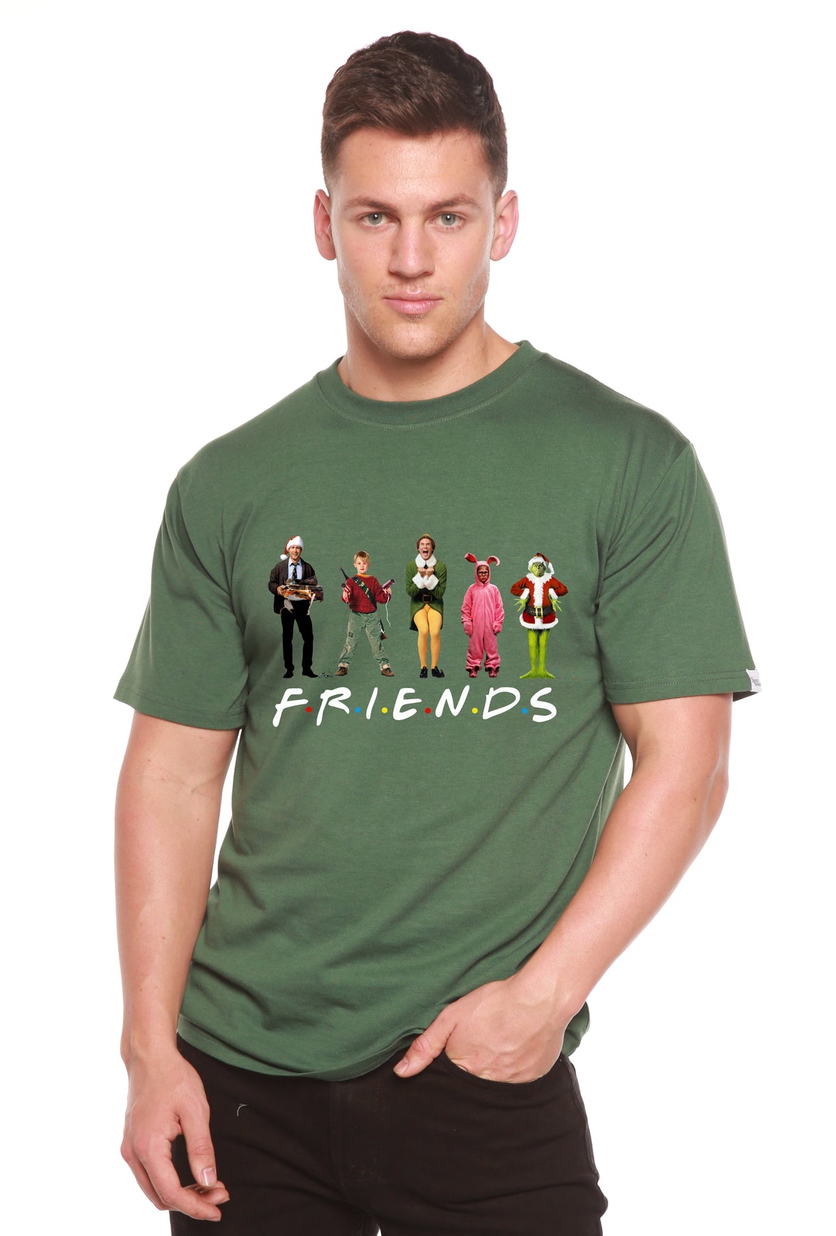 Funny Christmas Movies men's bamboo T-shirt β view 7