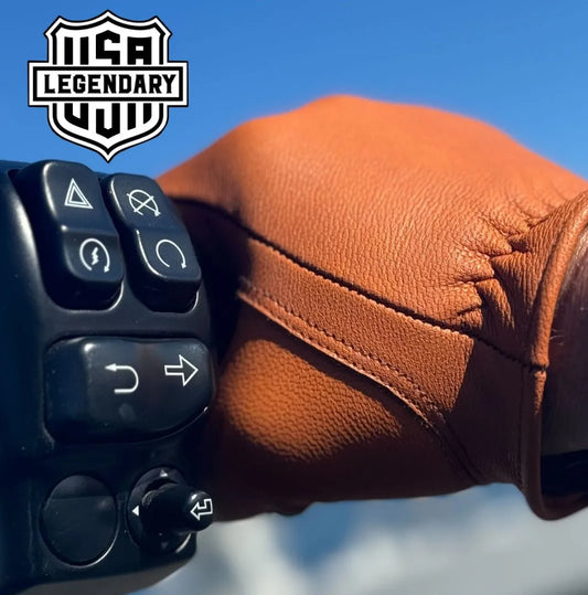 Bad Billy Tan Goatskin Gloves by Legendary USA
