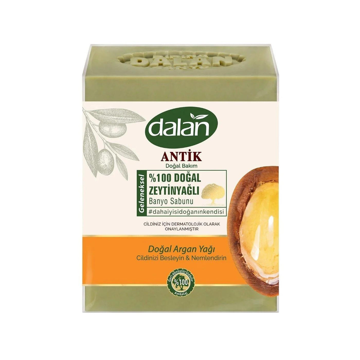 Dalan Olive Oil & Argan Soap Bars for Soft Skin 4x150g by Beauty Care Bag