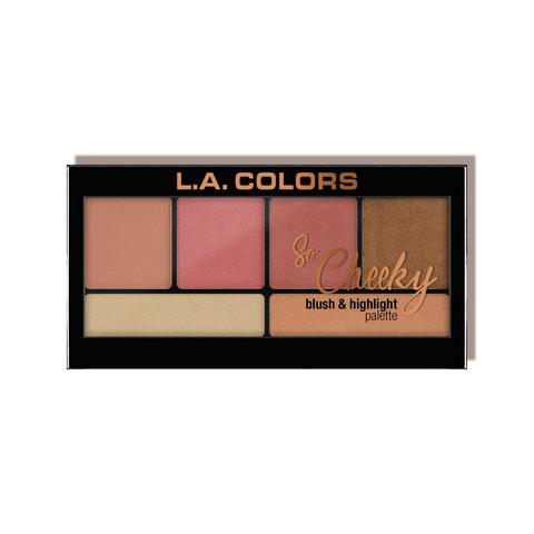 L.A. COLORS So Cheeky Blush & Highlighter - Peaches & Cream by Avera Group