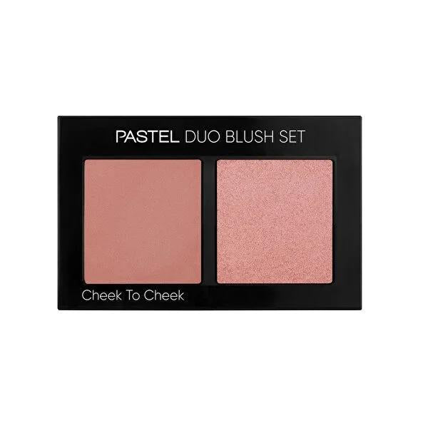 Pastel Profashion: Hot Pink Blush Set - Dual Cheek Color for Vibrant & Playful Makeup Looks by Beauty Care Bag