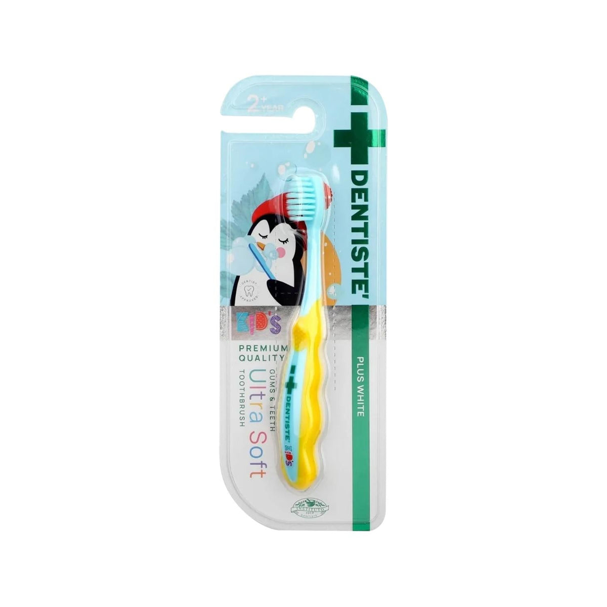Dentiste Kids Plus White Ultra Soft Kids Toothbrush - Gentle Dental Care for 2+ Years - Promotes Healthy Gums & Whiter Teeth by Beauty Care Bag