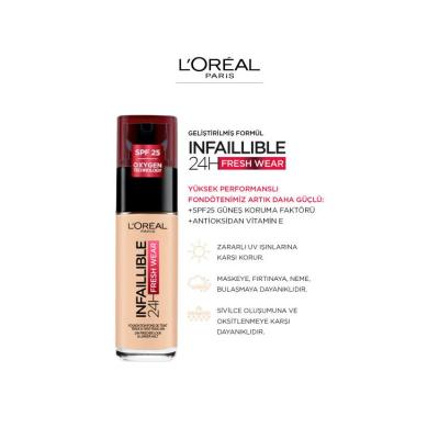 L'Oreal Infaillible 24H foundation 140 Golden Beige – view 10
