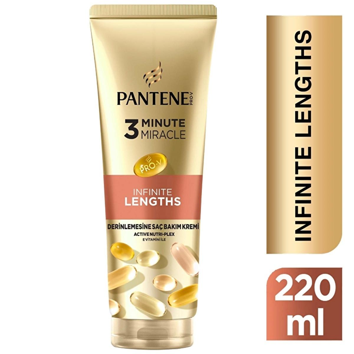 Pantene Miracle Serum Infinite Lengths Hair Cream 220ml - Deep Nourishment for Long Hair by Beauty Care Bag