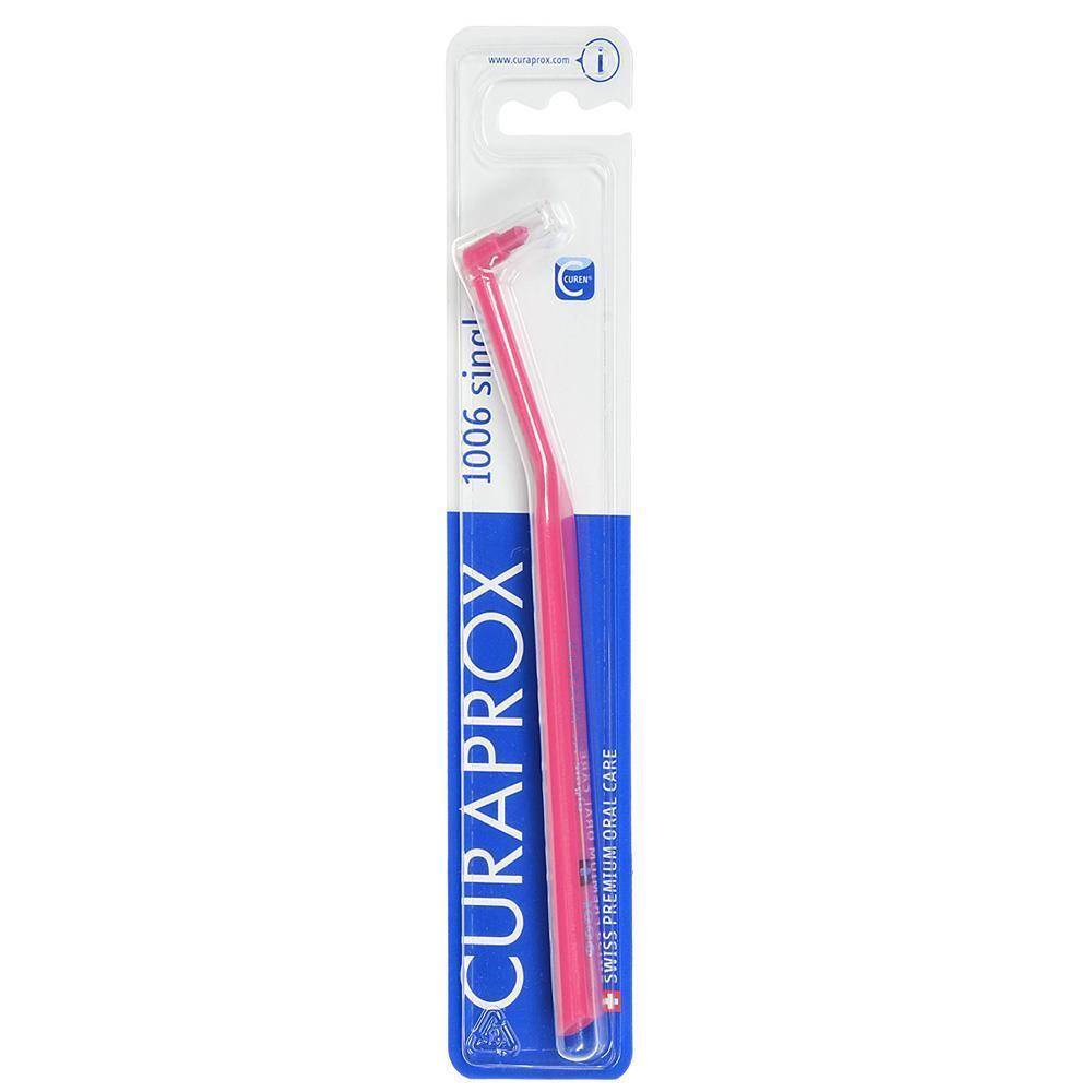 Curaprox 1006: Single Tufted Toothbrush for Precision Cleaning, Dental Implants & Orthodontic Care Γ Reach Every Tooth for Optimal Oral Health. by Beauty Care Bag