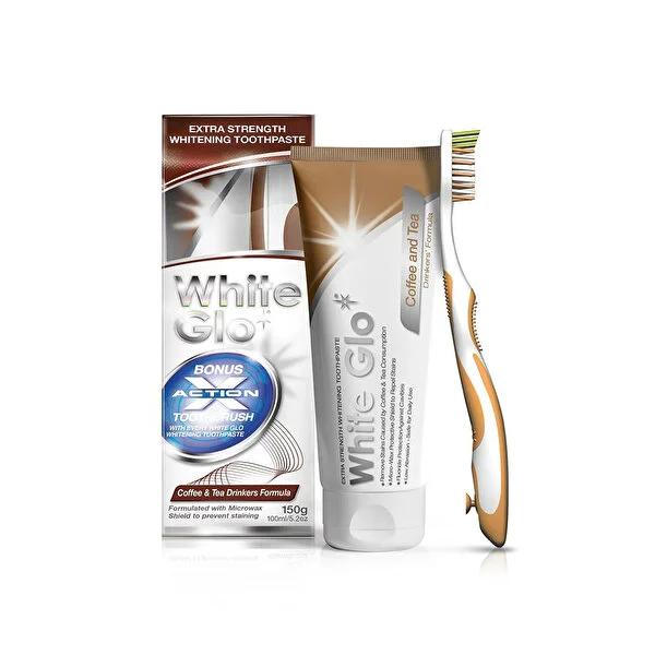 White Glo coffee and tea stain whitening toothpaste, 3.38 fl oz
