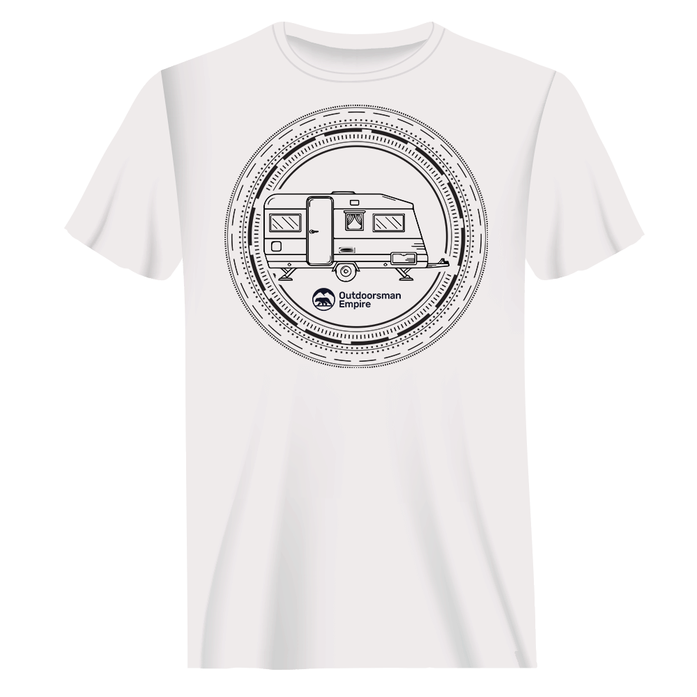 Camping Kaleidoscope Man T-Shirt by Outdoorzees