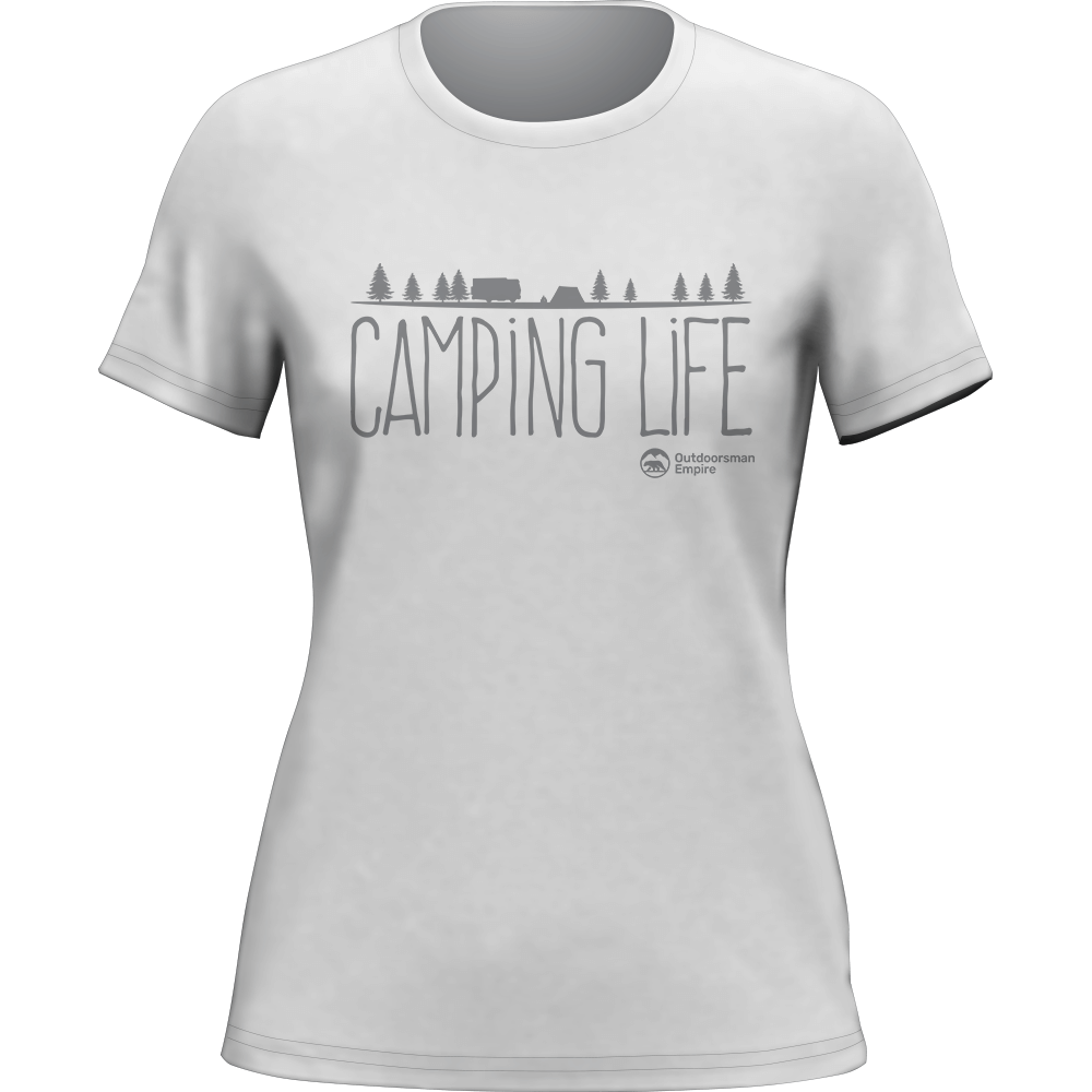 Camping Life T-Shirt for Women by Outdoorzees