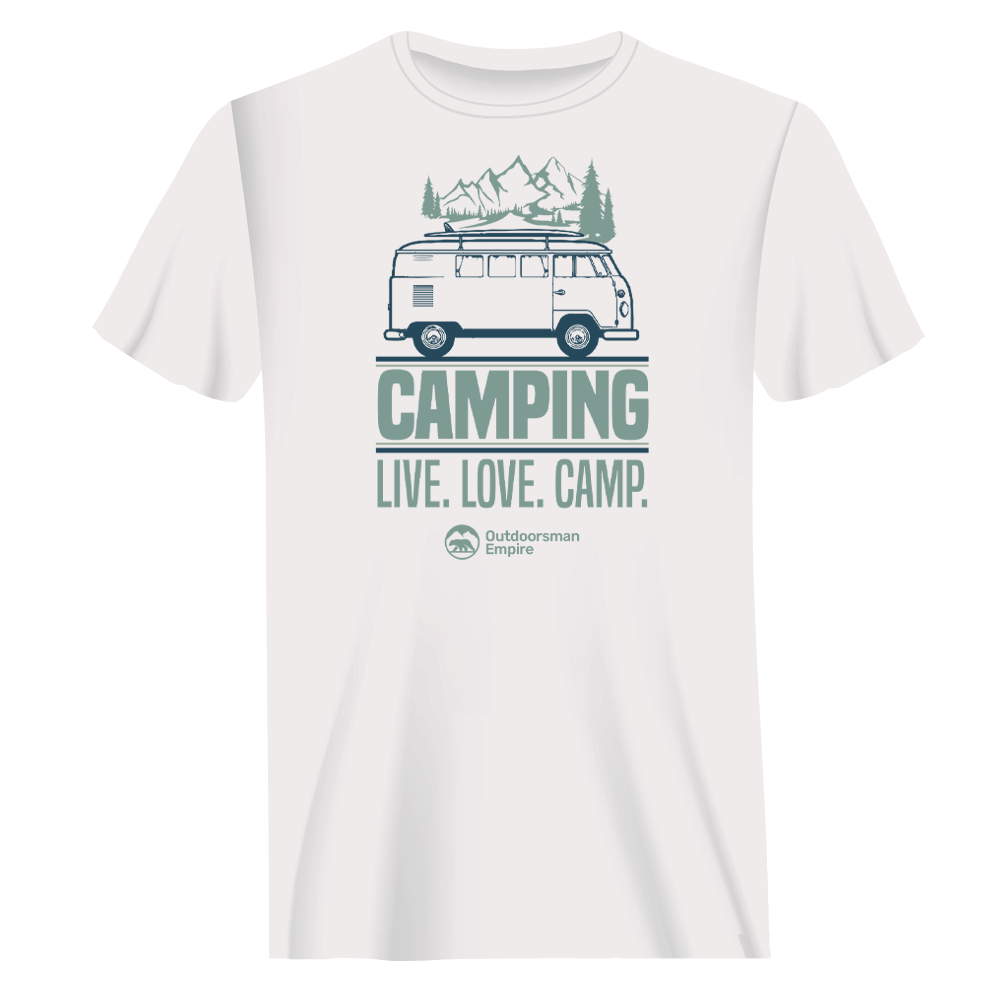 Camping Live Love Camp Man T-Shirt by Outdoorzees