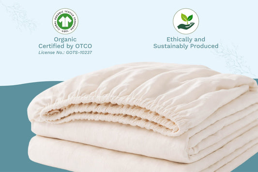 Sateen Baby Crib Sheets by Organic Cotton Mart