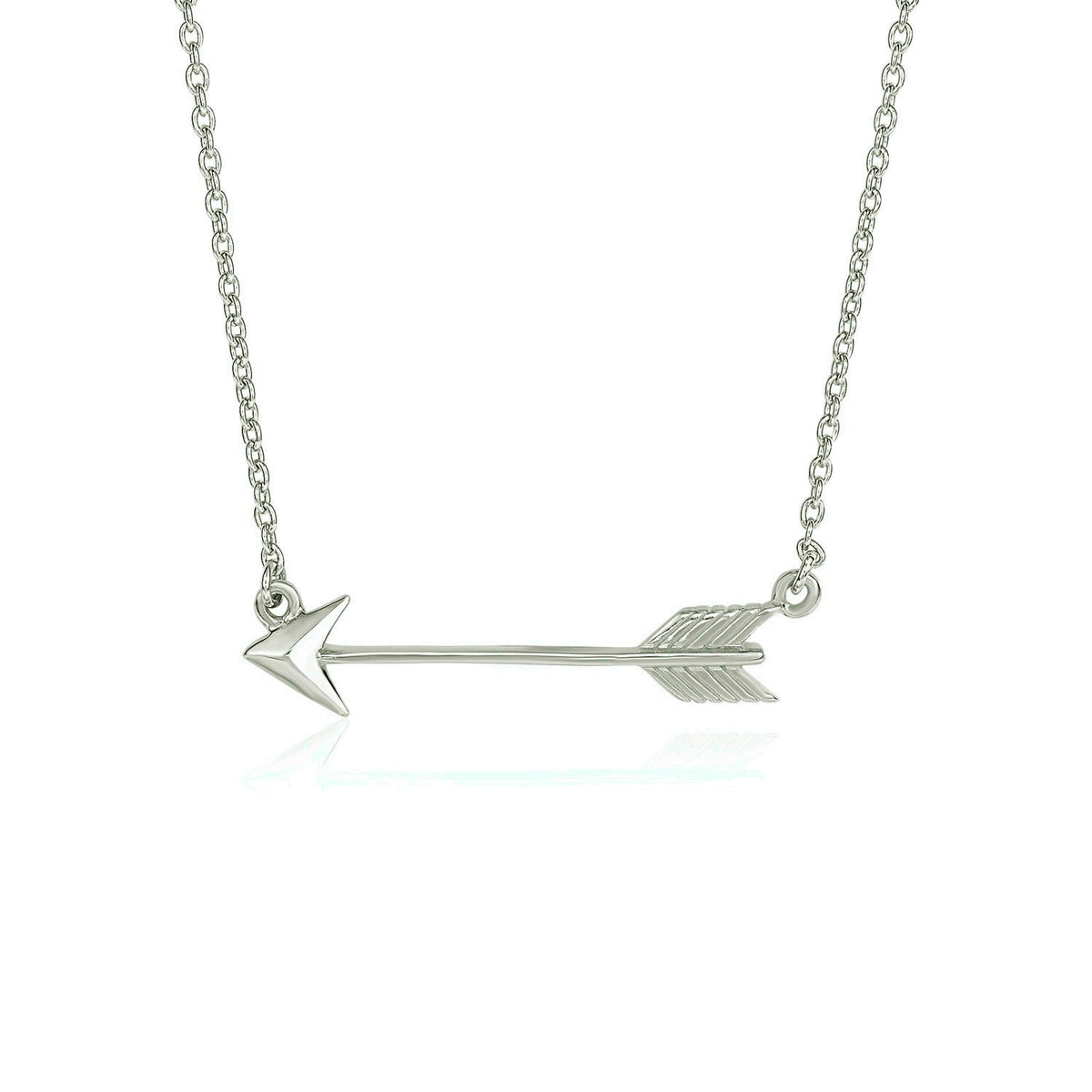 Necklace with Arrow in Sterling Silver by Avera Group