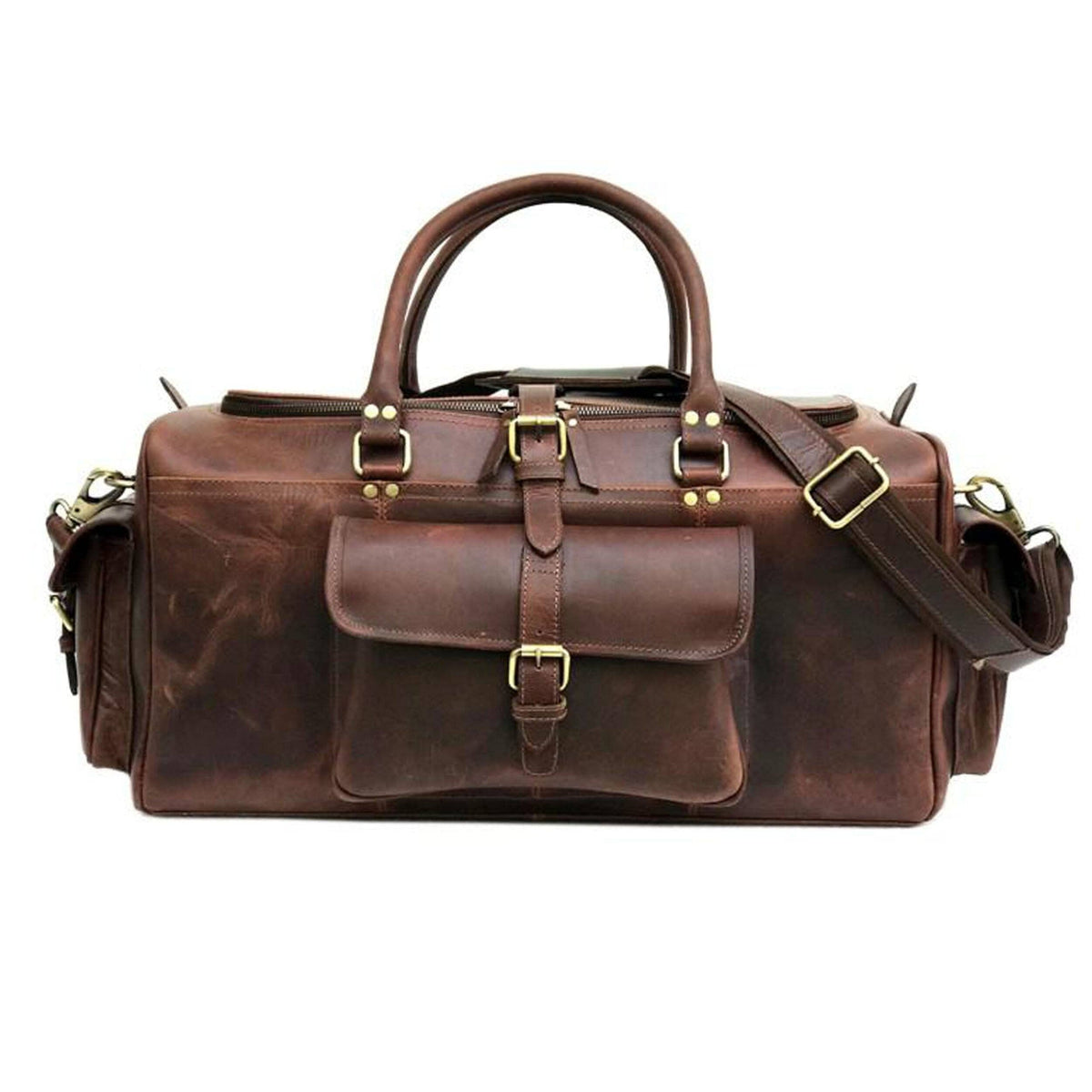 The Richardson Duffle by Classy Leather Bags