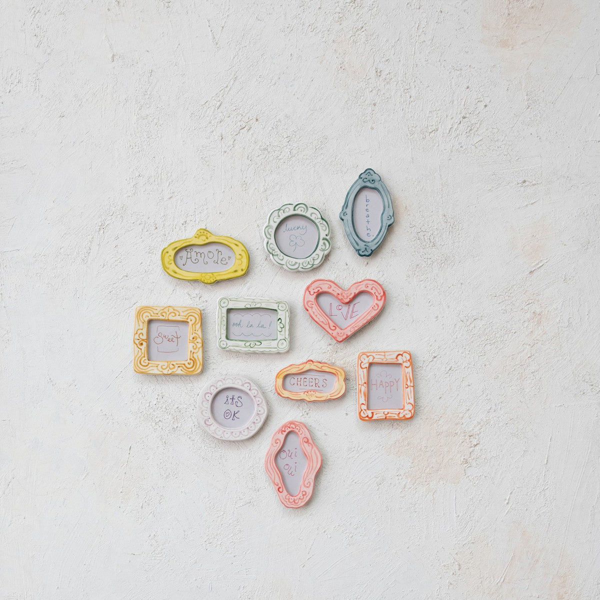 Mini Photo Frame Magnet with Saying by Rust & Cinder