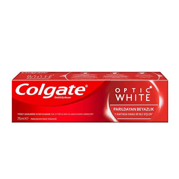 Colgate Optic White Whitening Toothpaste with Sparkling Mint Freshness, 2.54 fl oz by Beauty Care Bag