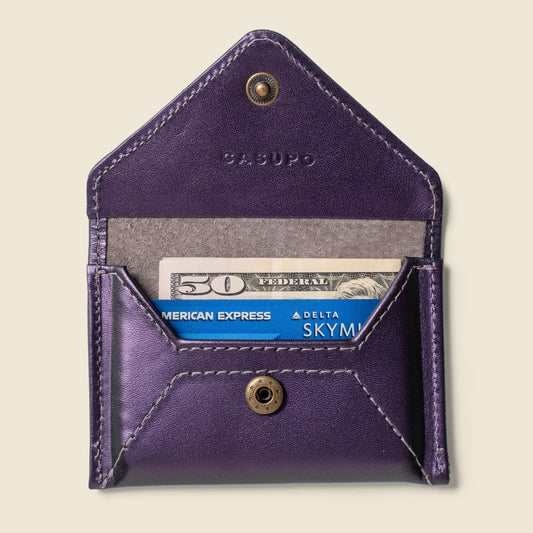 Mini Envelope Wallet With RFID protection - Iridescent by CASUPO