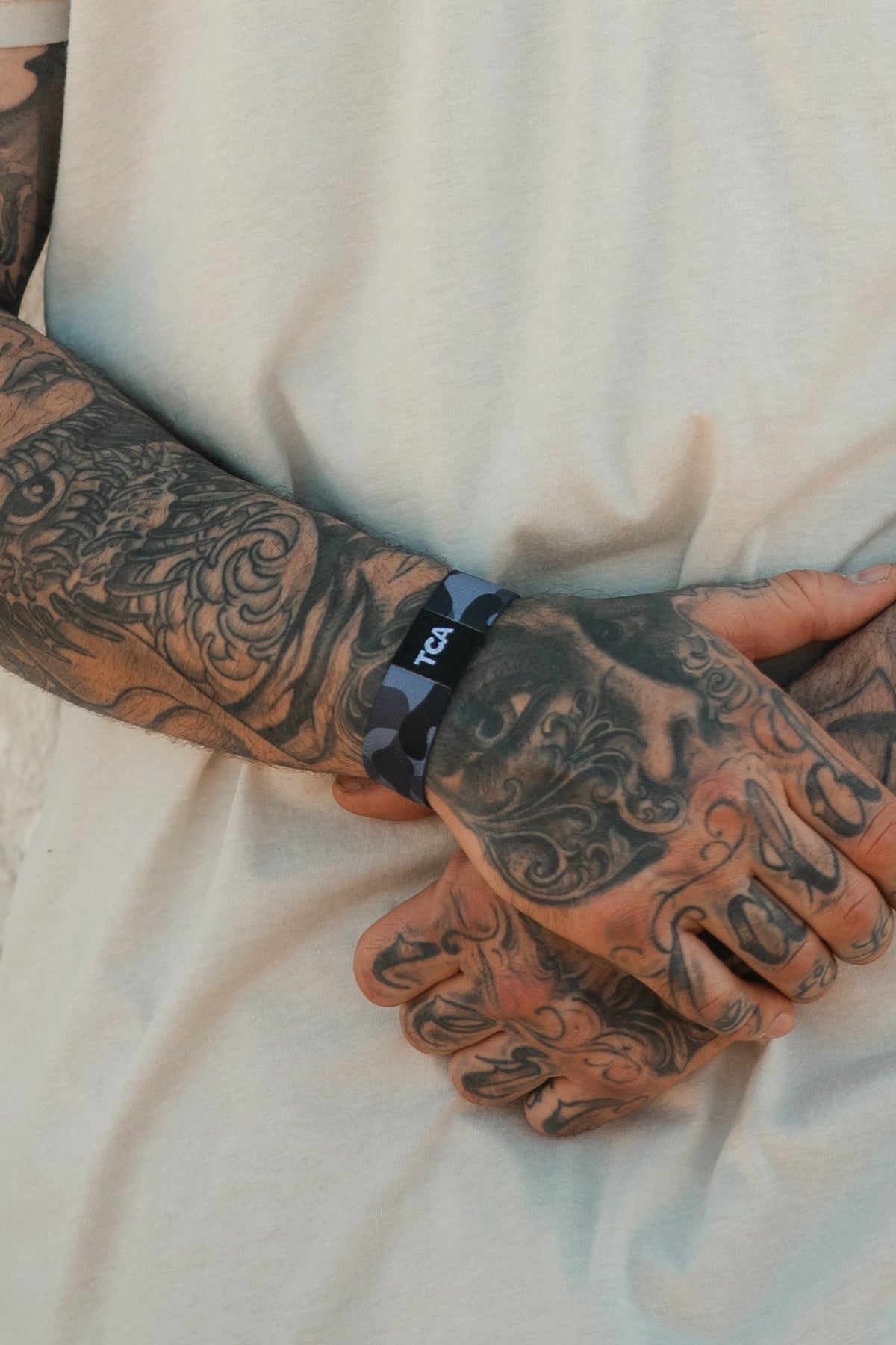 No One Is Coming To Save You - Wristband by Tango Charlie Apparel