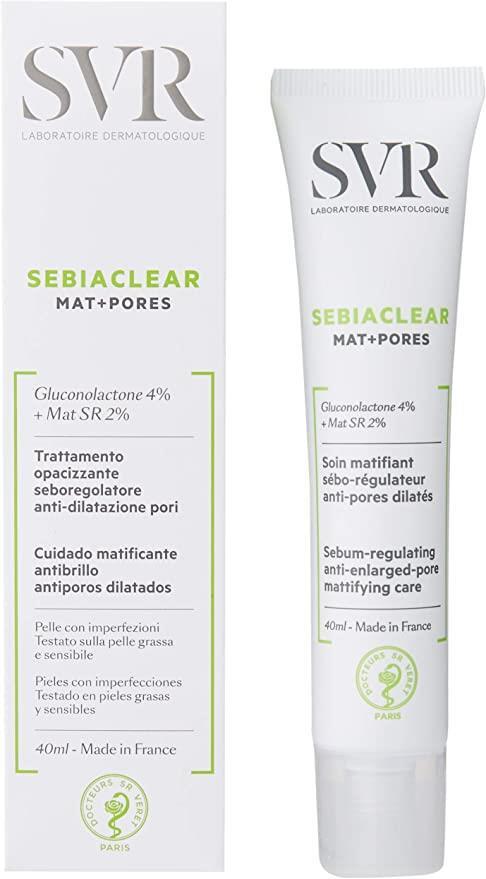 SVR Sebiaclear Mat Pores: Oil Control Matte Moisturizing Cream | Pore Minimizing, Anti-Shine Salicylic Acid & Niacinamide Cream for Oily Skin by Beauty Care Bag