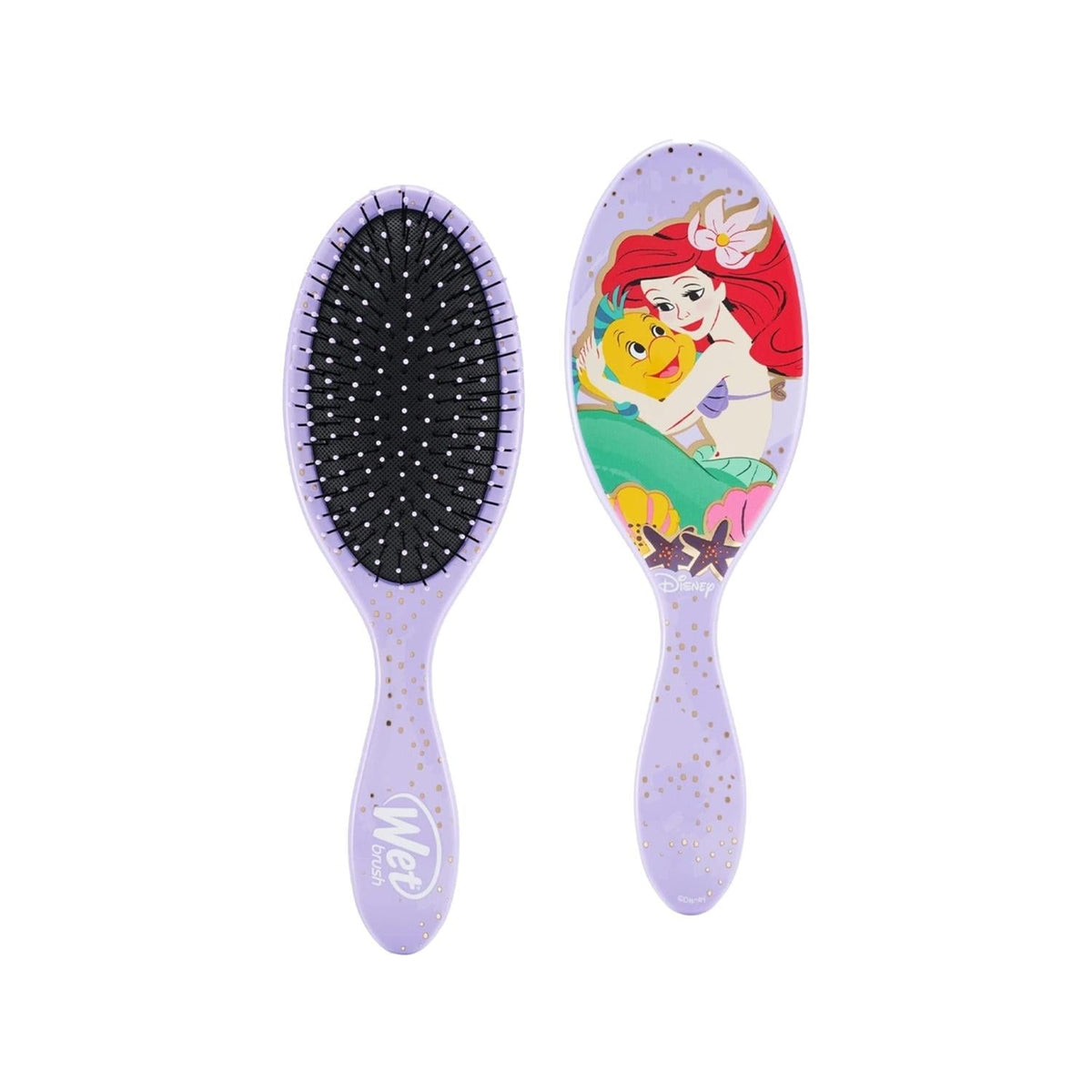 Wet Brush Detangler Disney Ultimate Princess Ariel Hair Brush for Kids - Gentle Detangling & Fun Design by Beauty Care Bag