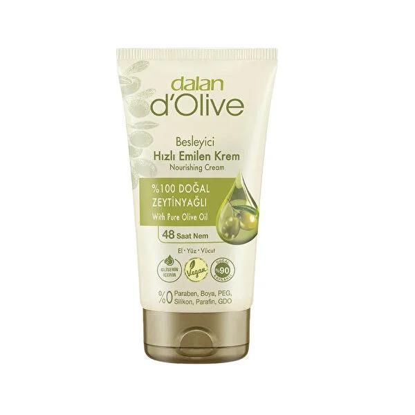 Dalan d'Olive: Natural Olive Oil Hand & Body Cream - 24 Hour Moisturizing, Dry Skin Relief, Travel Size (0.68 fl oz) by Beauty Care Bag