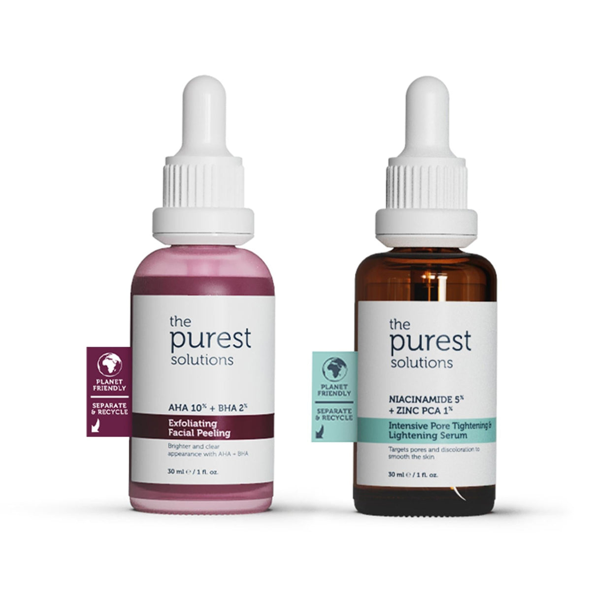 The Purest Solutions Acne and Blackhead Prevention Skincare Set - Clearer Skin, Minimized Pores, Comprehensive Skincare Solution by Beauty Care Bag
