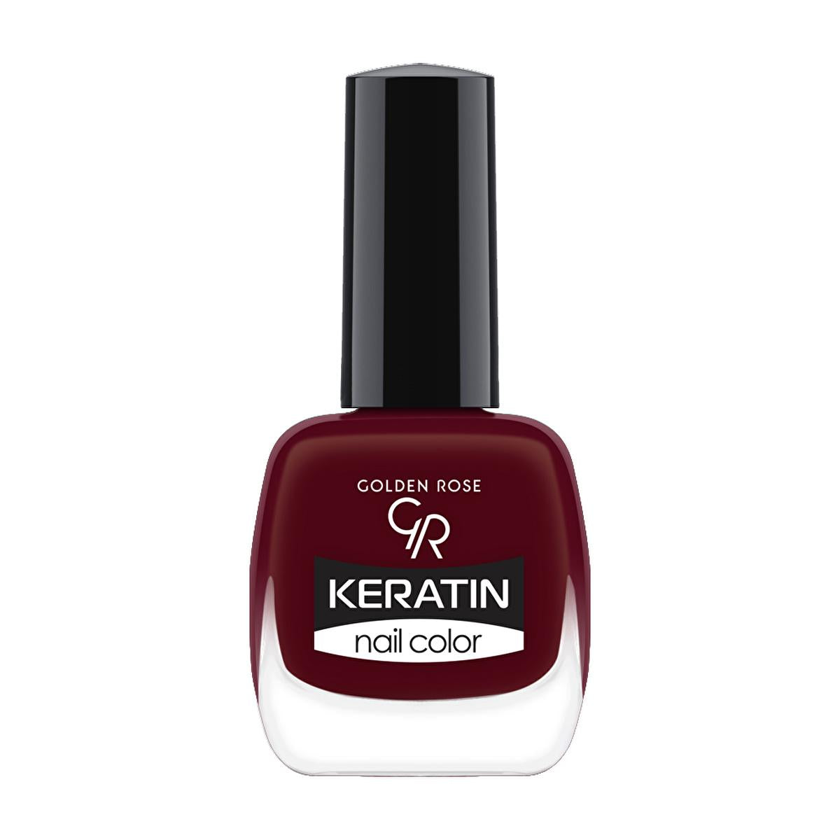 Golden Rose Keratin Nail Color - Long Lasting & Nourishing Nail Polish for Healthier Nails by Beauty Care Bag