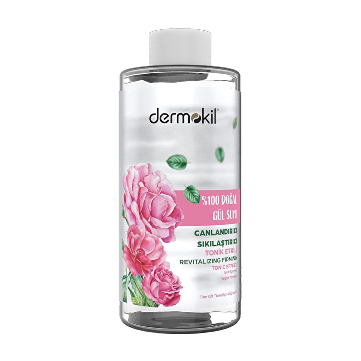 Dermokil Natural Rosewater Toner: Hydrating, Anti-Aging, and Soothing Facial Toner for Sensitive Skin - 200ml by Beauty Care Bag