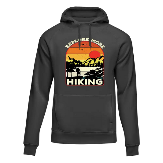Explore More Hiking Unisex Hoodie by Outdoorzees