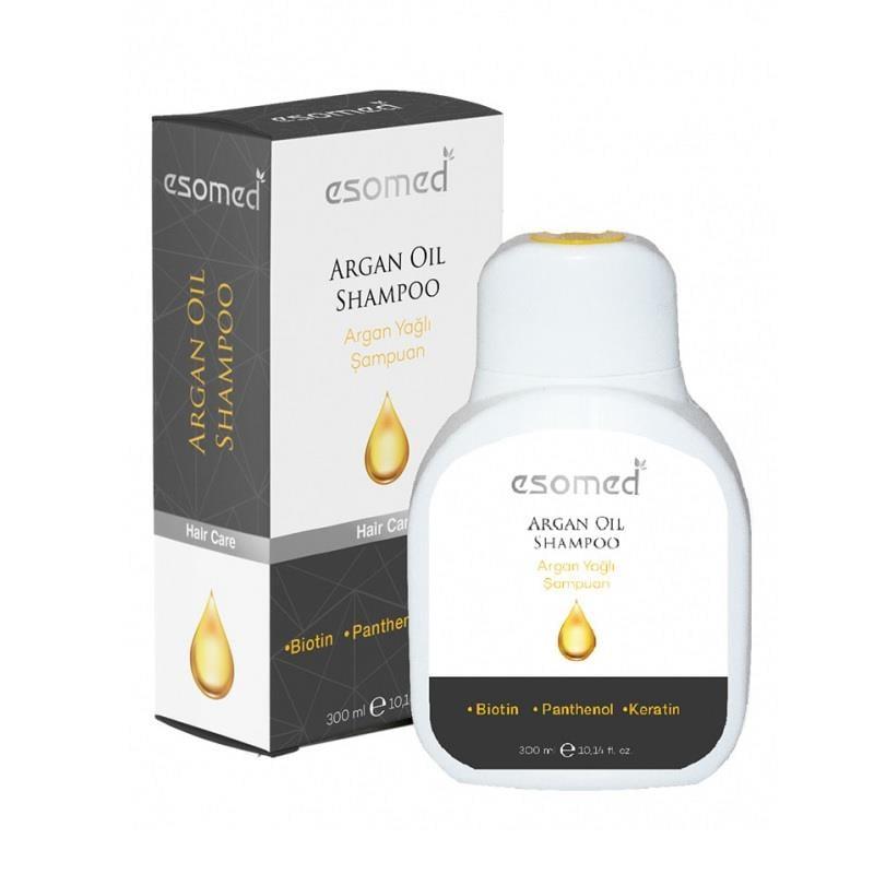 Esomed Argan Oil Shampoo 300ml - Nourishing Hair Growth with Biotin & Keratin by Beauty Care Bag