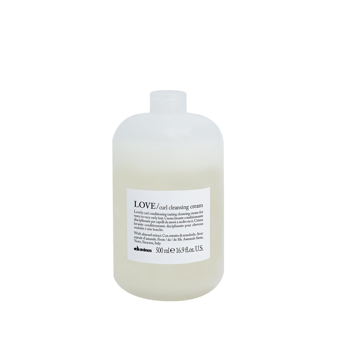 Davines Love Curl Curl Defining Cleansing Cream 500ml - Enhances Curl Definition & Texture by Beauty Care Bag