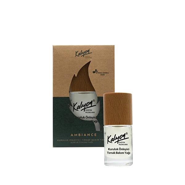 Kalyon Natural Nail Care Oil - Moisturizes & Protects Nails and Cuticles with Hemp Seed & Sweet Almond Oil by Beauty Care Bag