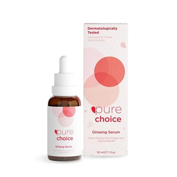 Pure Choice Ginseng Serum: Enhance Skin Elasticity & Hydration - Natural Niacinamide Face Serum for Glowing, Youthful Skin by Beauty Care Bag